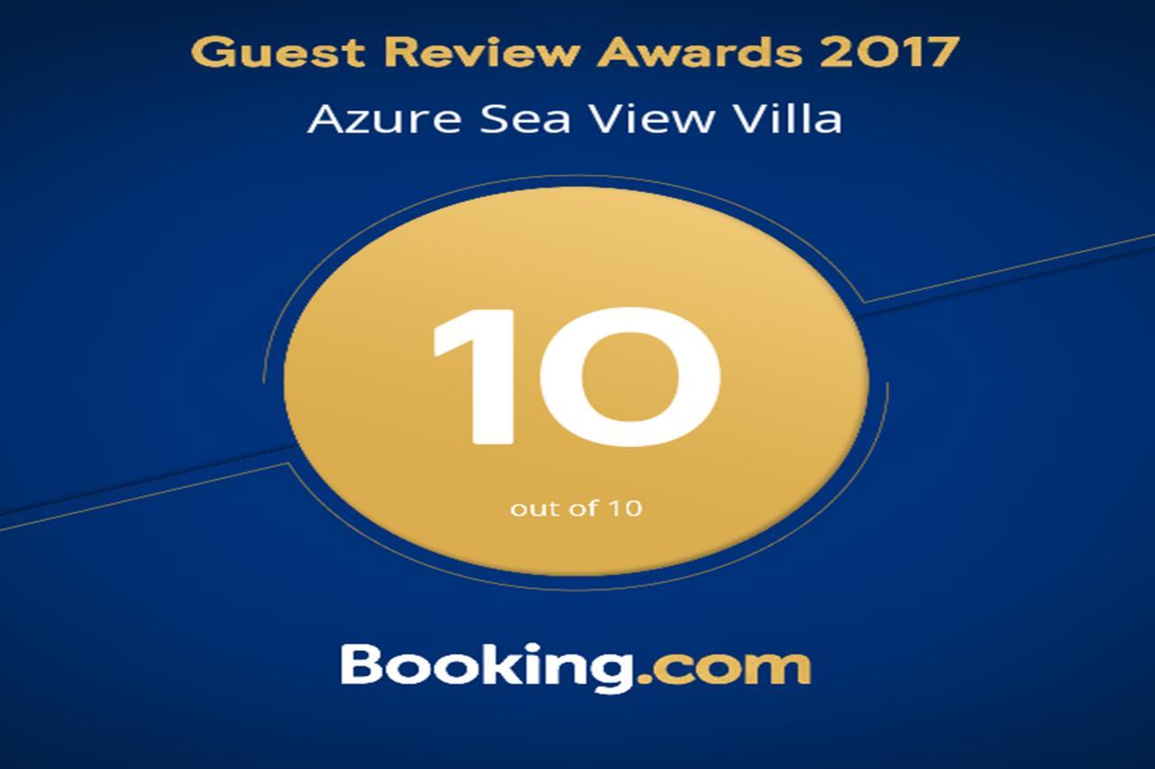 Azure Sea View Villa Rethymnon Exterior foto
